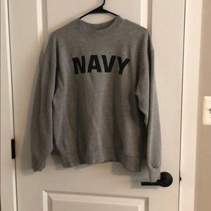 Navy sweatshirt